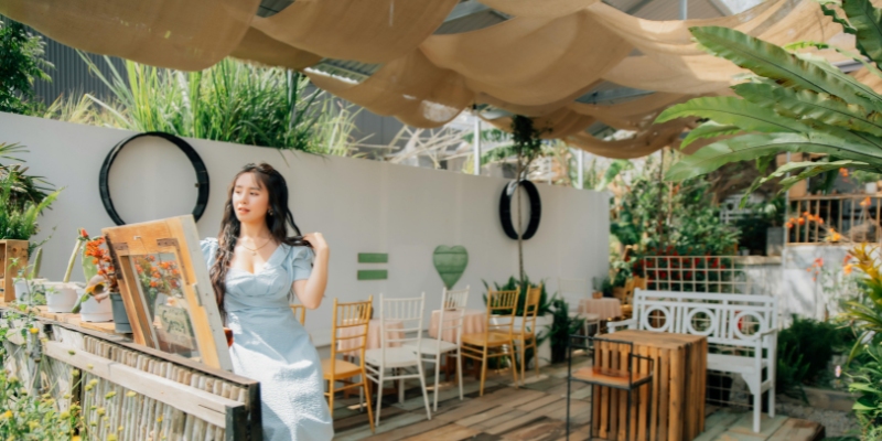 Mở quán cà phê sân vườn